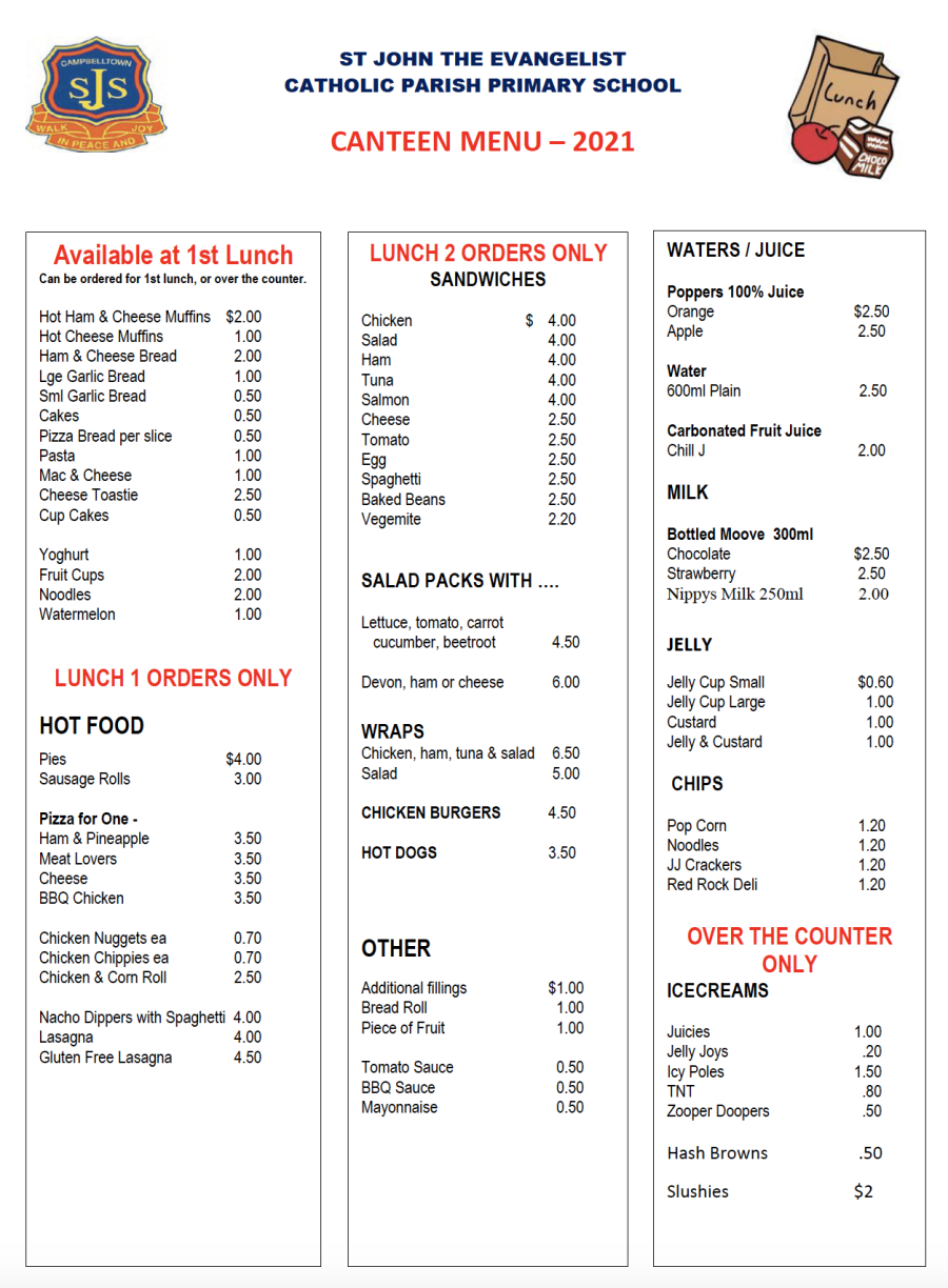 canteen-price-list-template